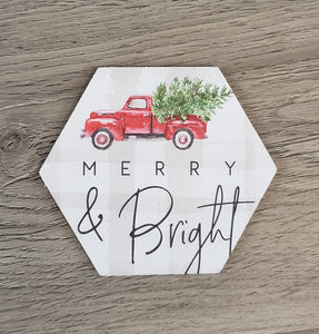Merry & Bright-Red Truck